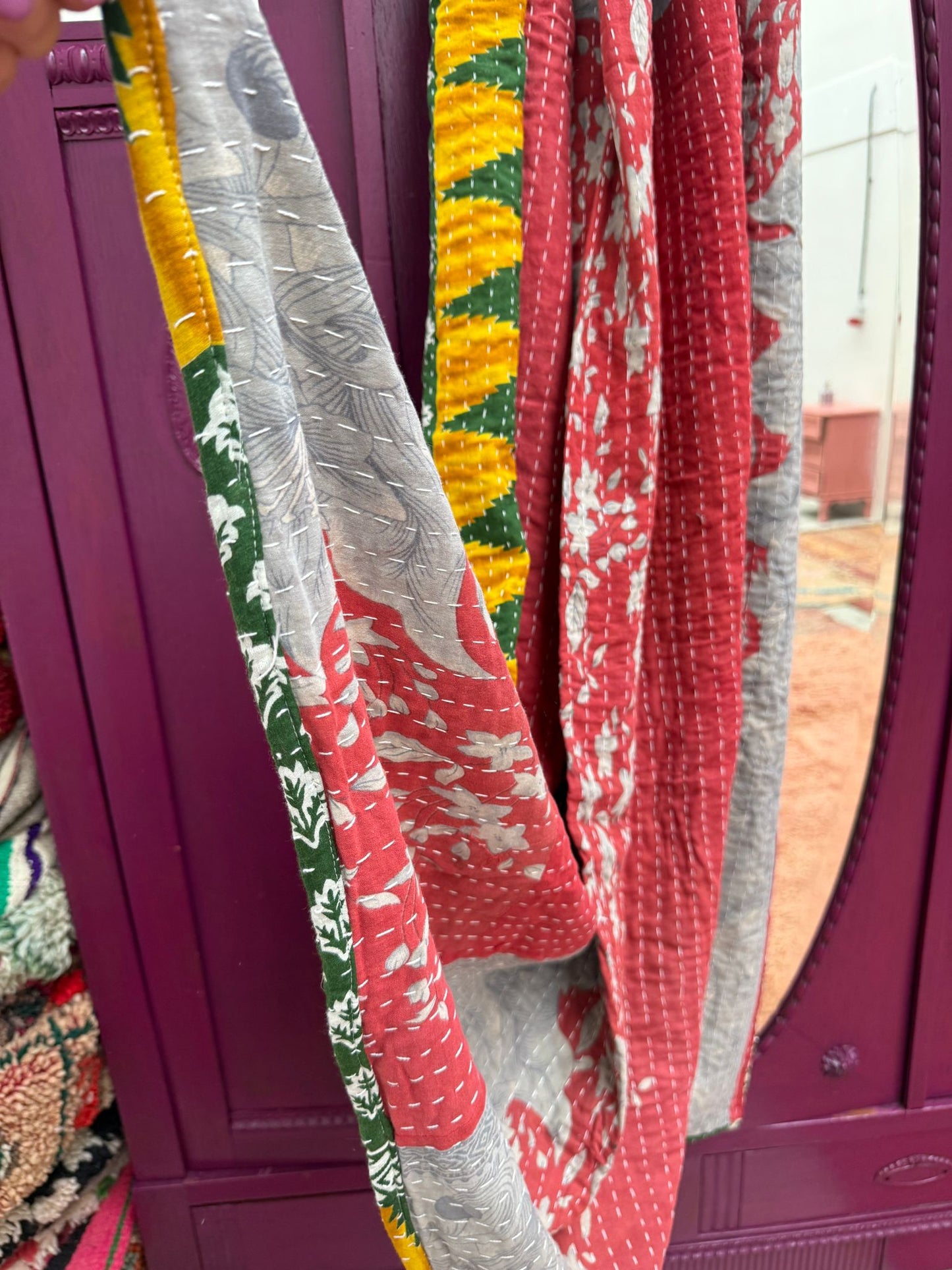 Vintage kantha Plaid
