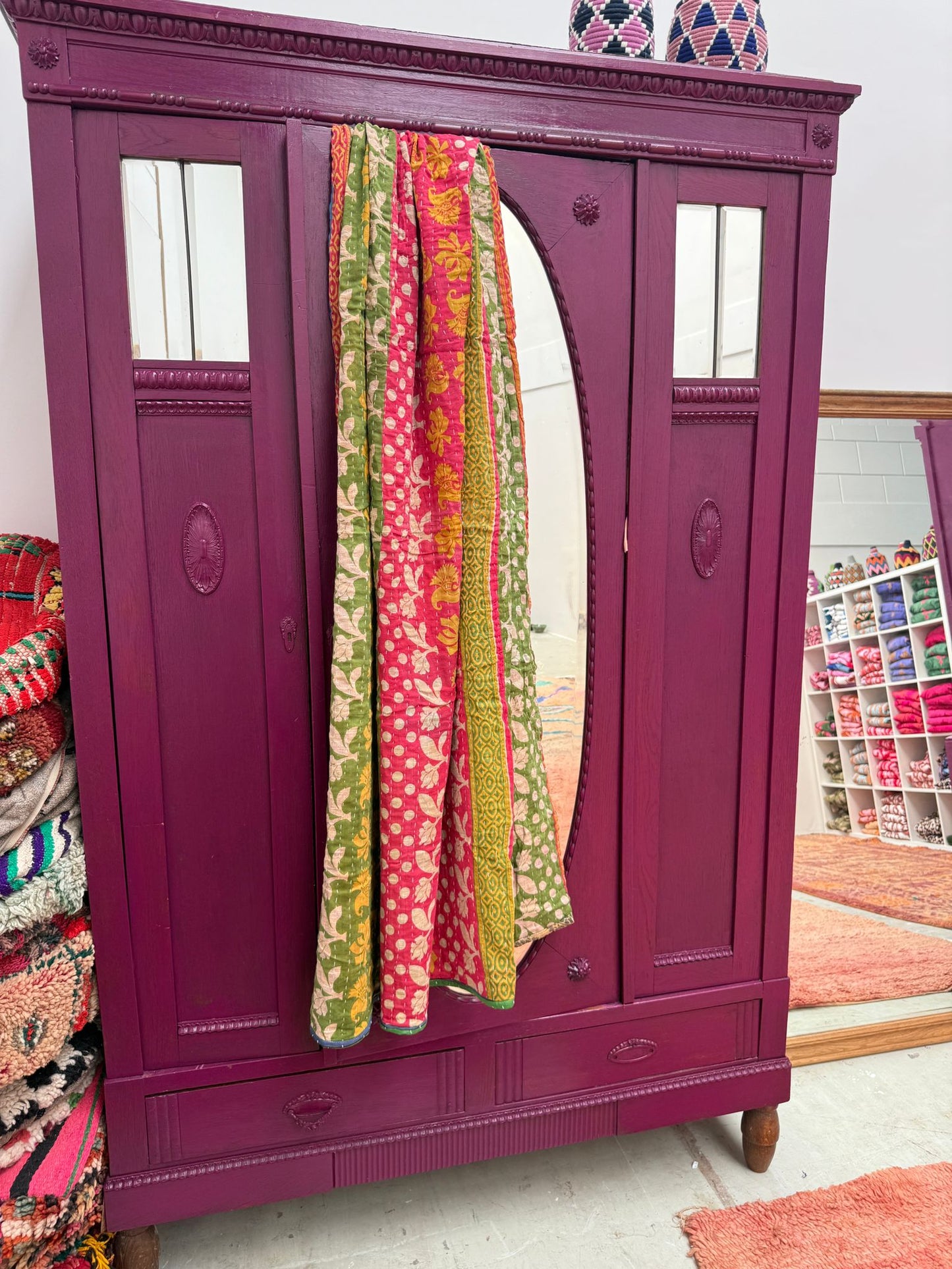 Vintage kantha Plaid