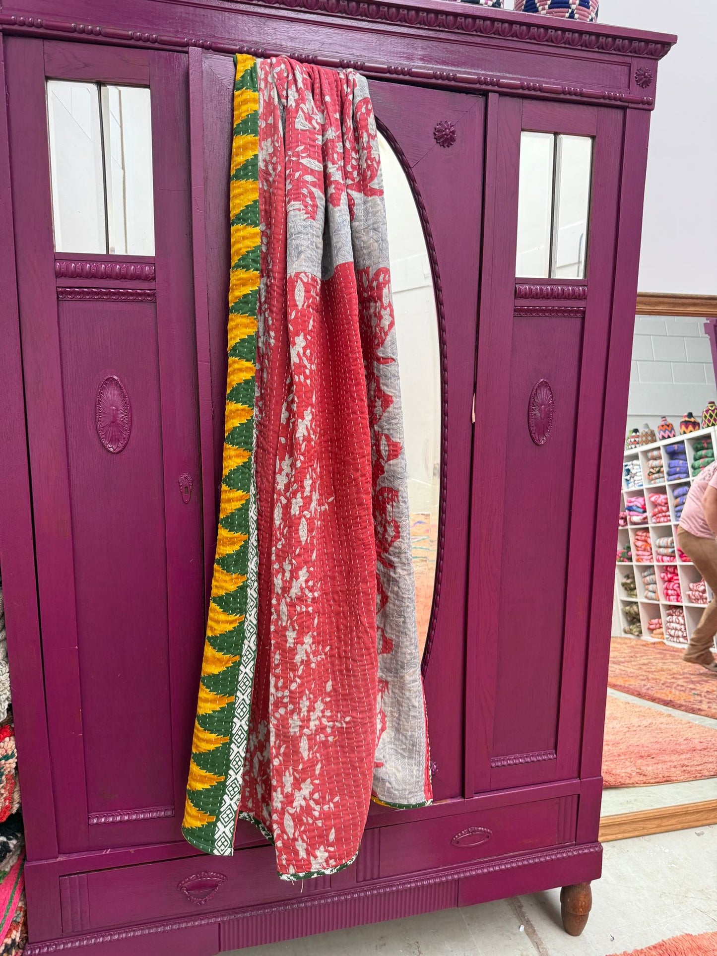 Vintage kantha Plaid