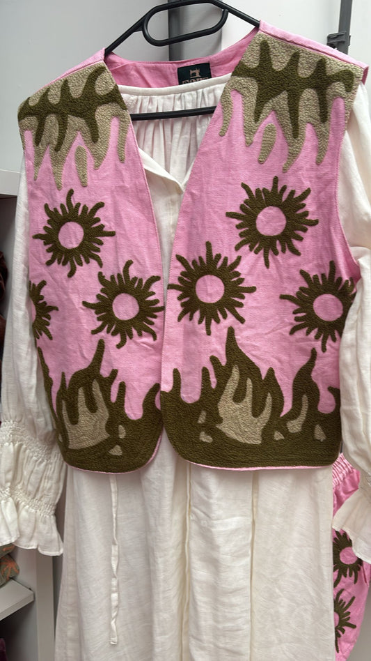 Set gilet + korte broek