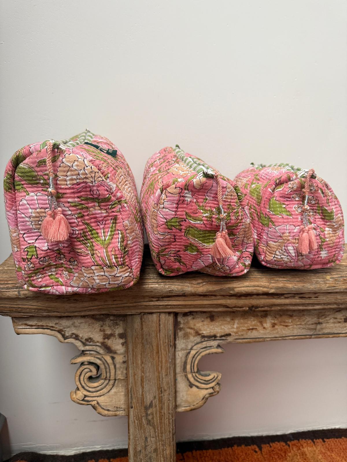 Set van 3 beauty bags