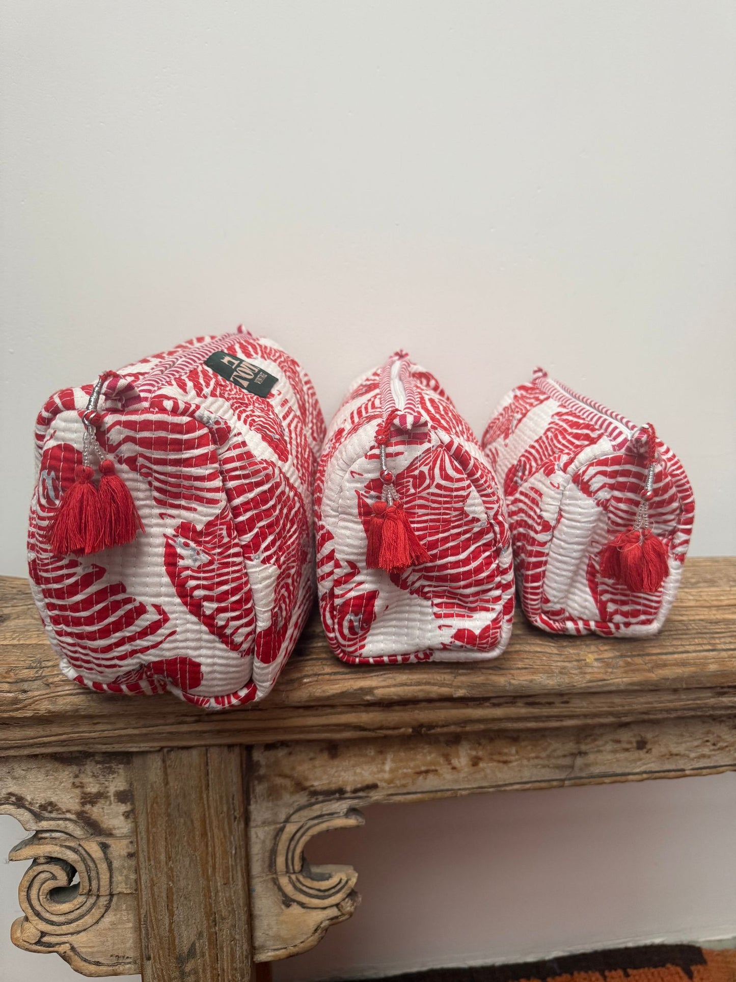 Set van 3 beauty bags