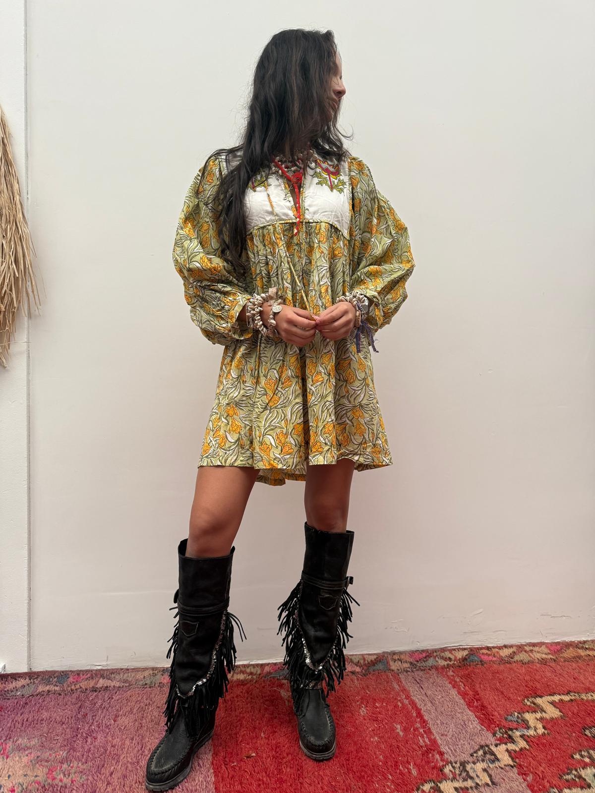 Blockprints  jurk mini