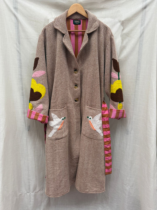 TOUT - Birds Coat Tweed