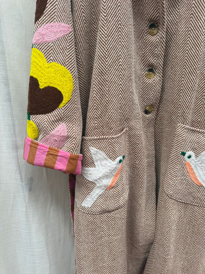 TOUT - Birds Coat Tweed