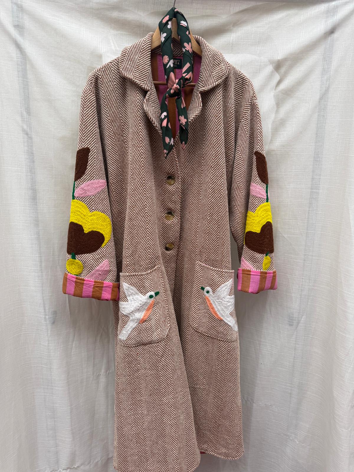 TOUT - Birds Coat Tweed