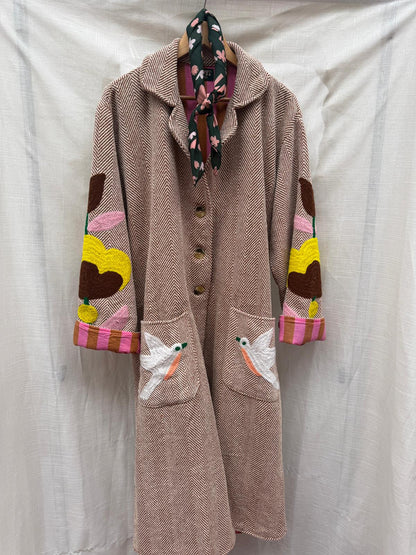 TOUT - Birds Coat Tweed