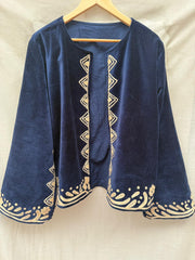TOUT - Yasmine Jacket Velvet Blue