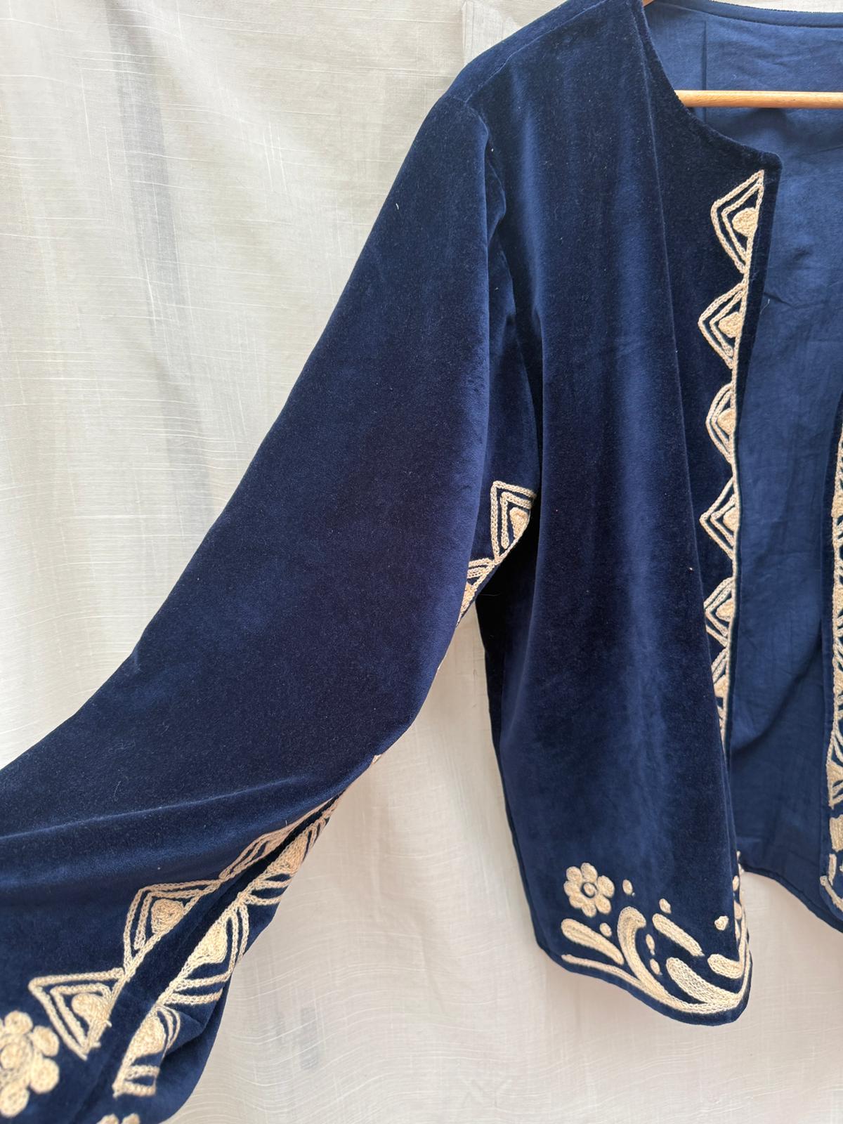 TOUT - Yasmine Jacket Velvet Blue