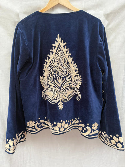 TOUT - Yasmine Jacket Velvet Blue