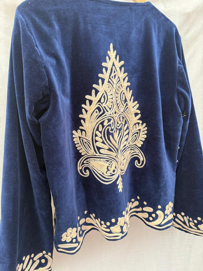TOUT - Yasmine Jacket Velvet Blue