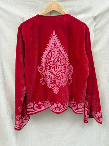 TOUT -Yasmine Jacket Velvet Red