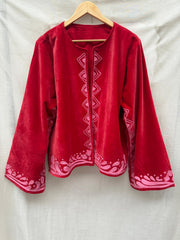 TOUT -Yasmine Jacket Velvet Red
