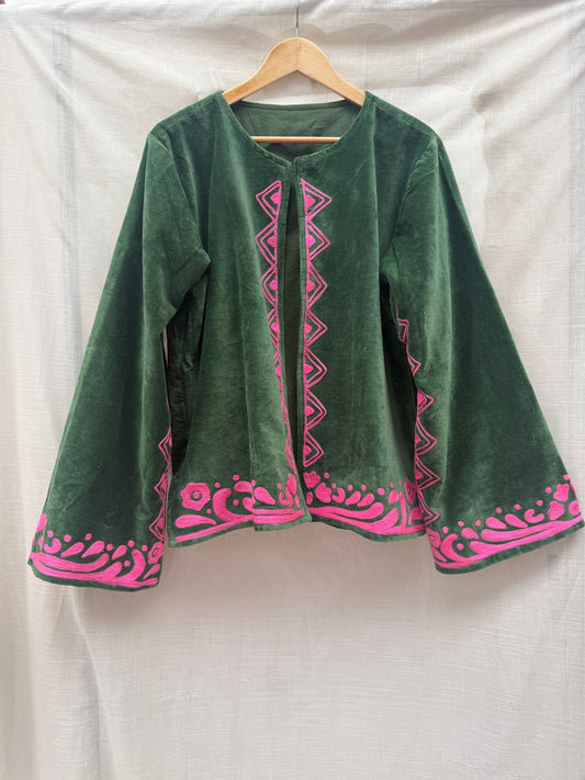 TOUT - Yasmine Jacket Velvet Green