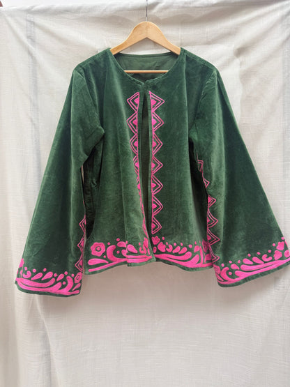 TOUT - Yasmine Jacket Velvet Green