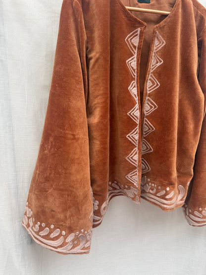 TOUT - Yasmine Jacket Velvet Brown