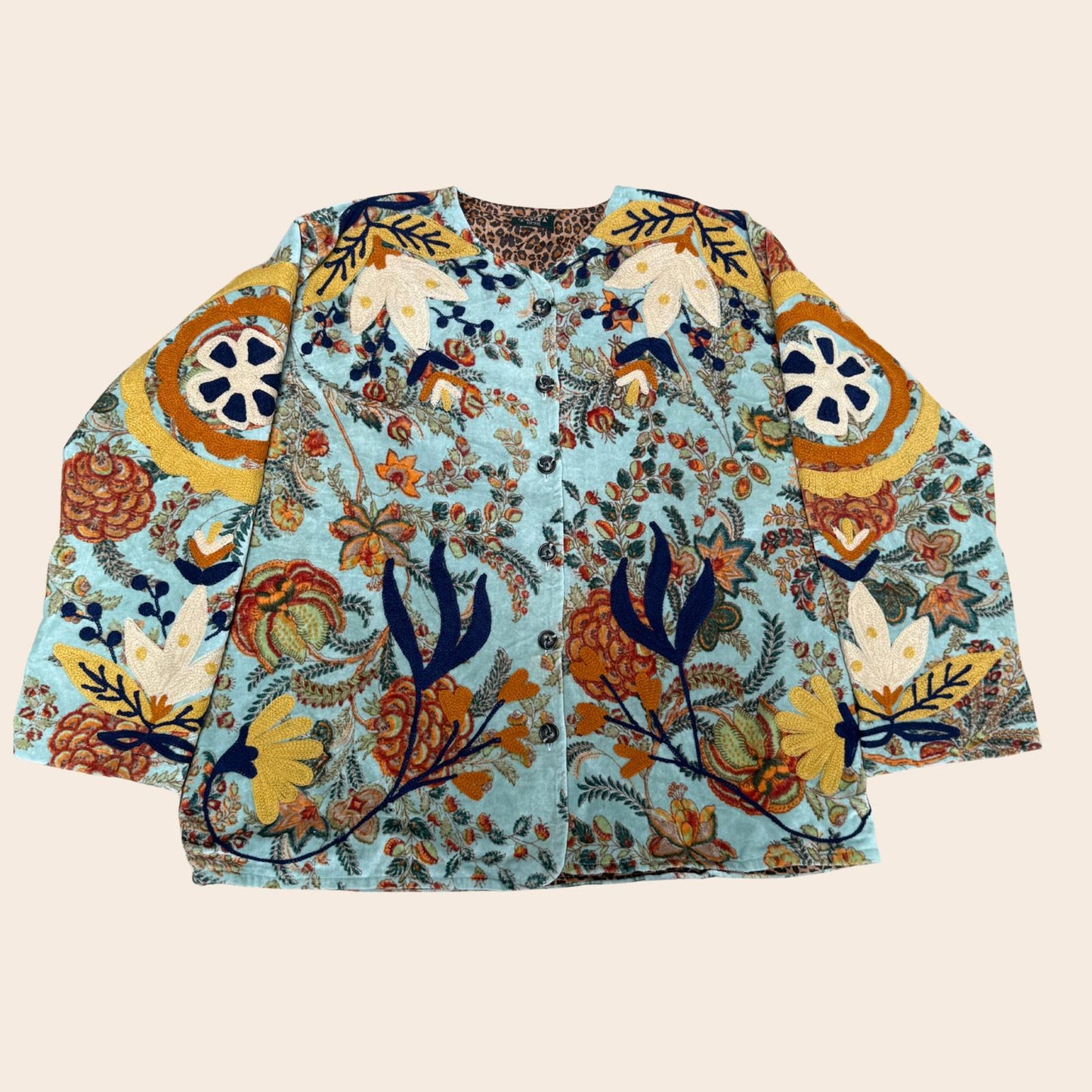 TOUT - Lily Velvet Jacket Flowers