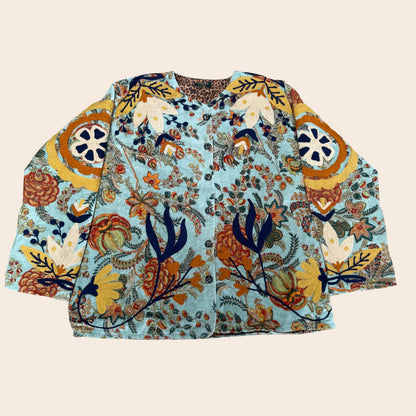 TOUT - Lily Velvet Jacket Flowers