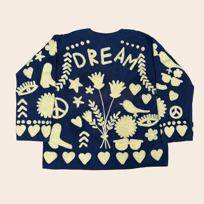 TOUT - Dream Jacket cotton blue- butteryellow
