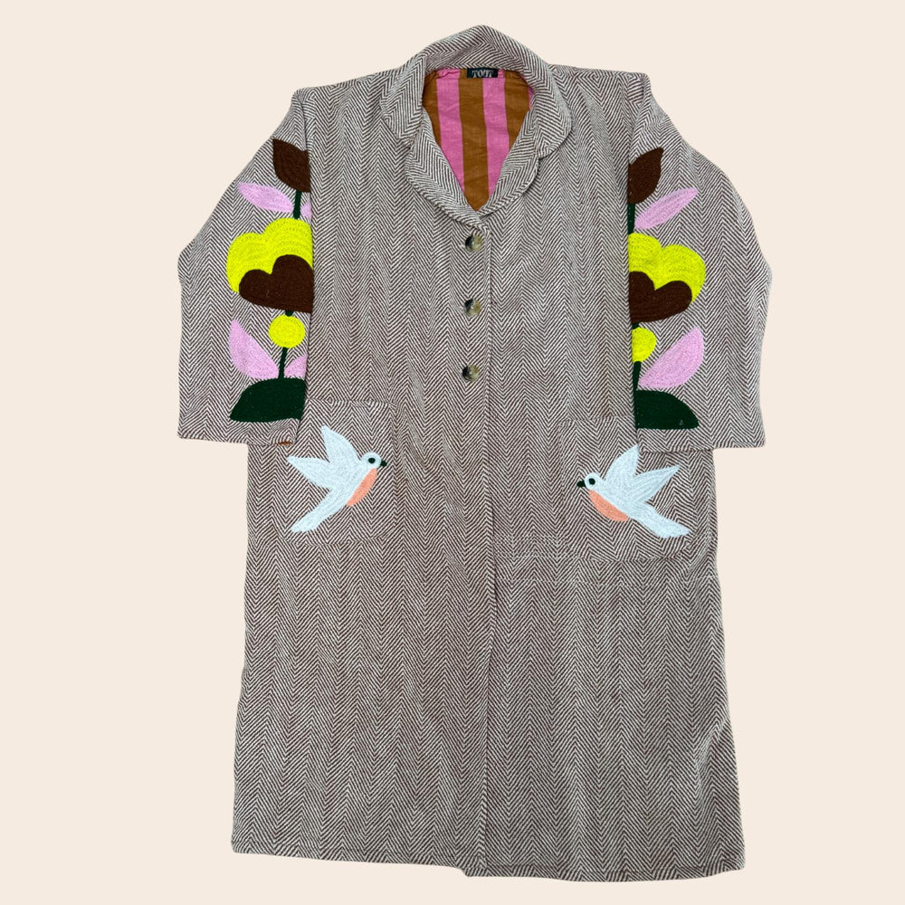 TOUT - Birds Coat Tweed