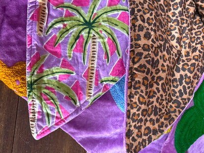 TOUT - Jojo Velvet sjaal Purple