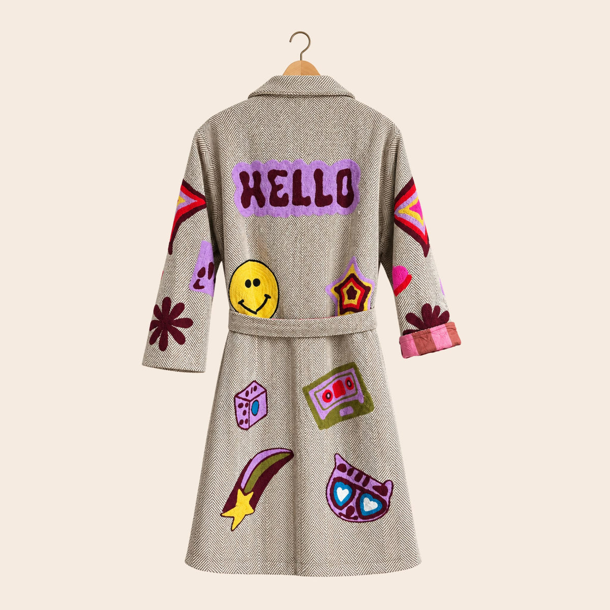 TOUT - Tweed Pacman Coat