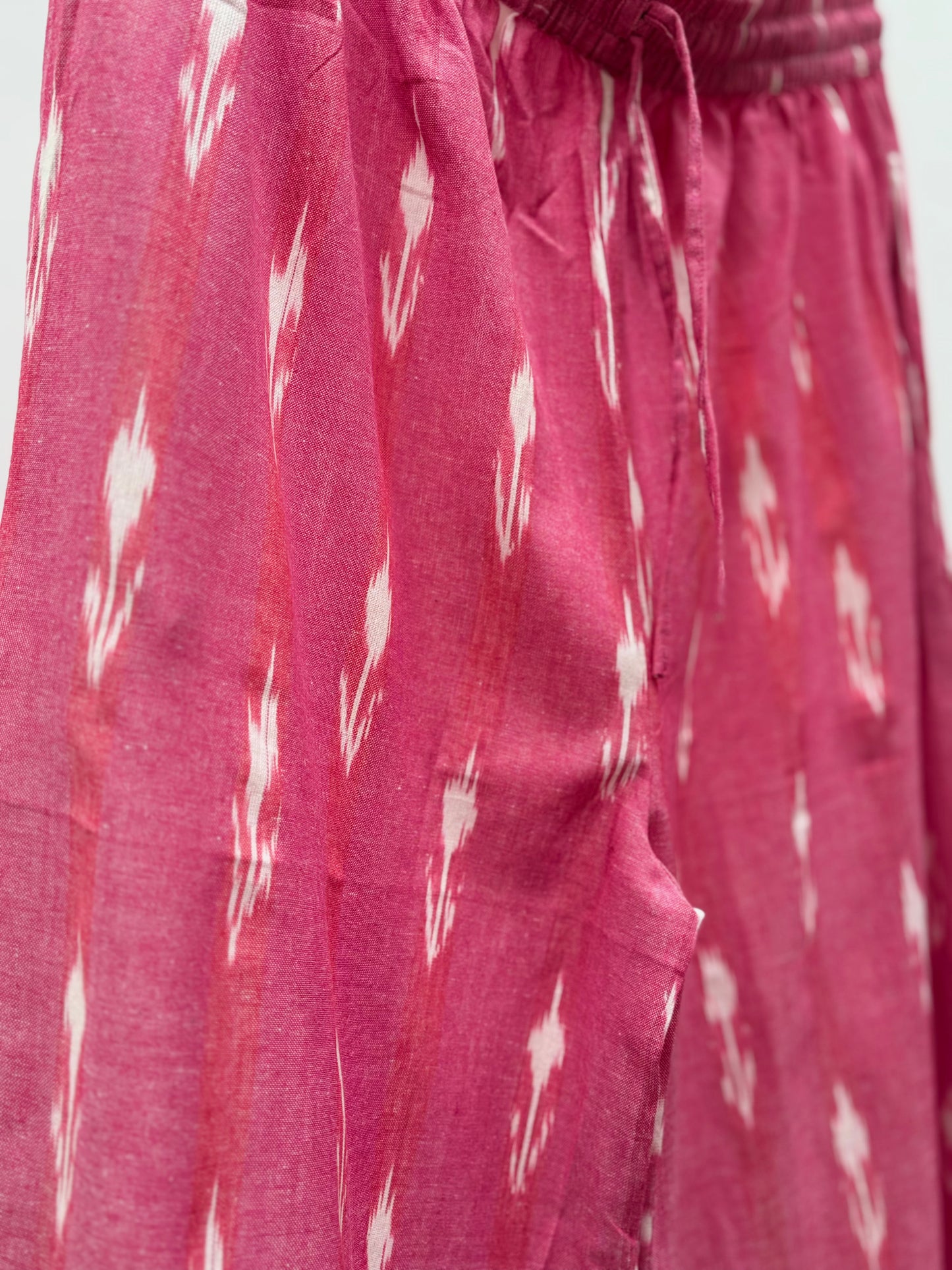 Pink Ikat  Pants detail