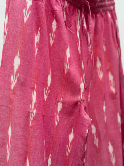 Pink Ikat  Pants detail