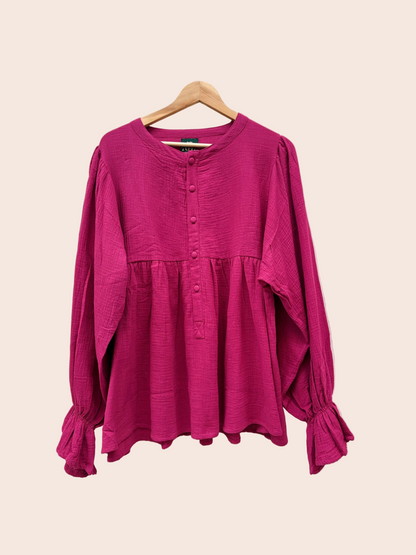 TOUT Blouse Mae pink Back