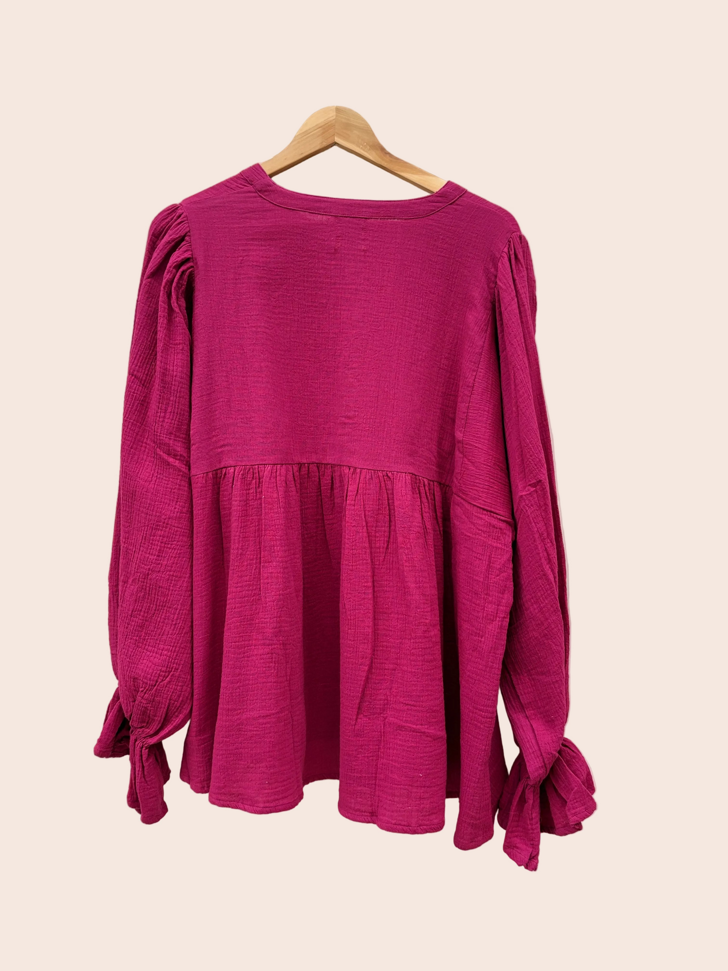 TOUT Blouse Mae pink Back2