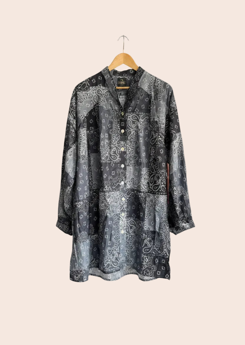 TOUT Coco Bandana blouse Blue
