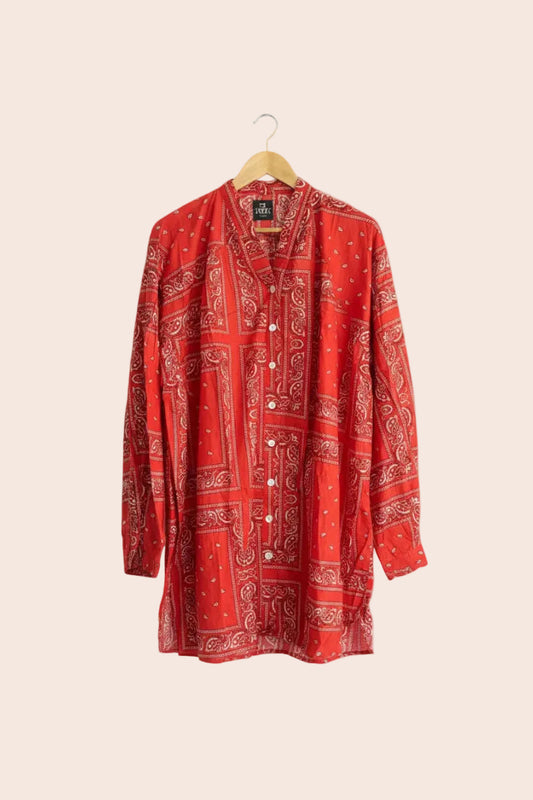 TOUT Coco Bandana blouse Red