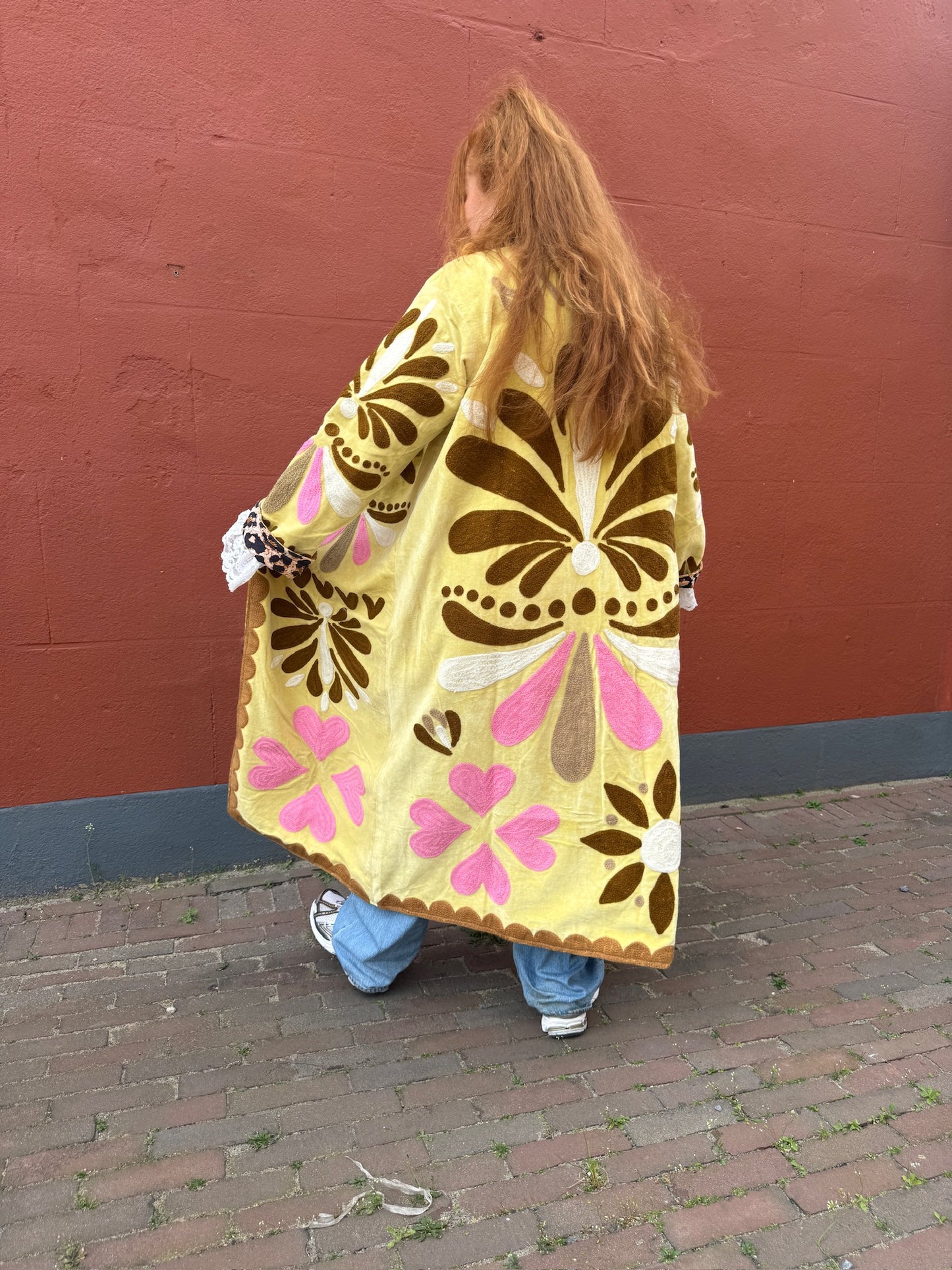 Long Coat in Butter Yellow