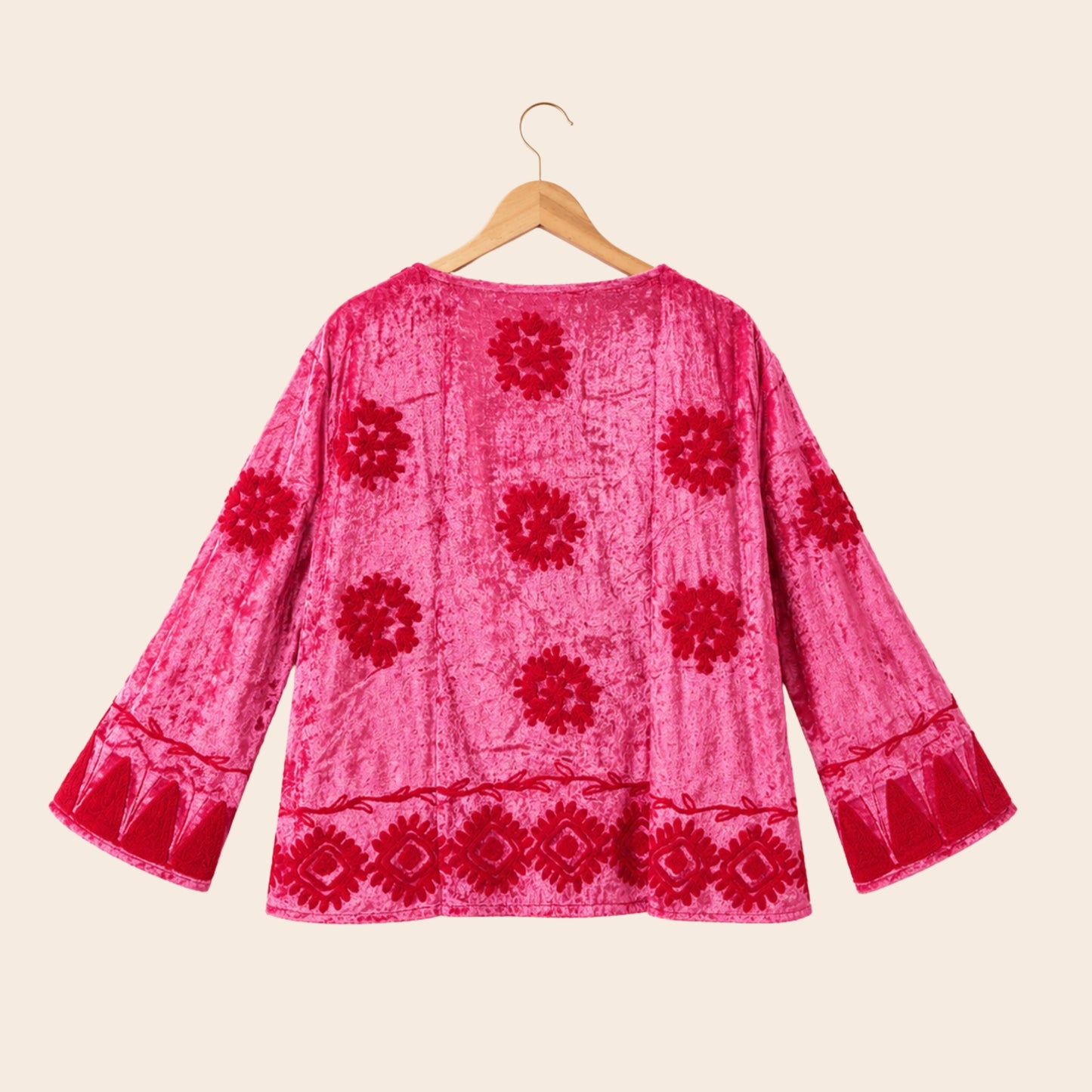TOUT - Yasmine Silk Velvet Pink