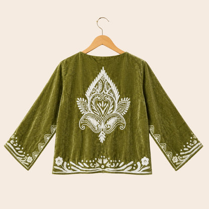 TOUT - Yasmine Jacket Velvet Green
