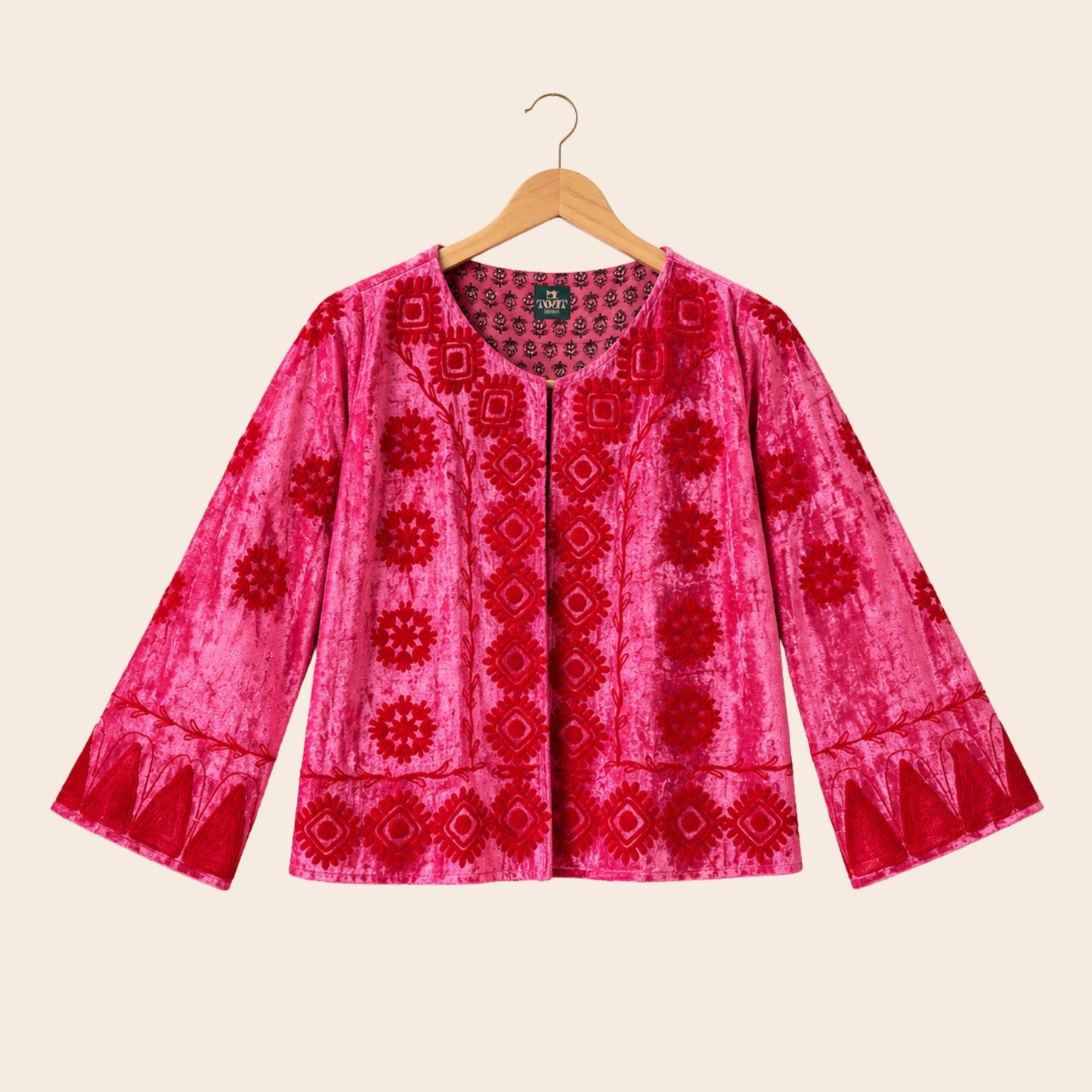 TOUT - Yasmine Silk Velvet Pink