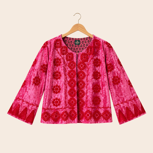 TOUT - Yasmine Silk Velvet Pink