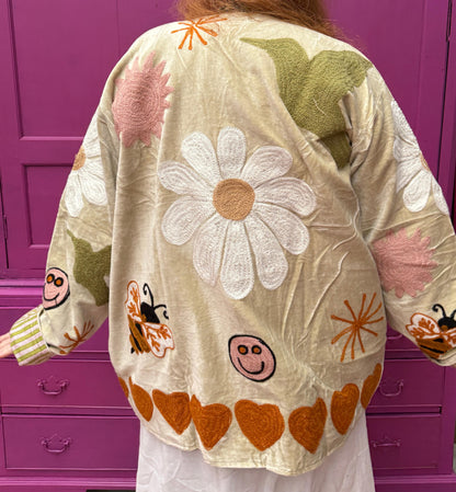 TOUT - Daisy Jacket Velvet Butter Yellow