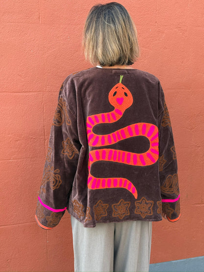 TOUT - Snake Jacket Velvet