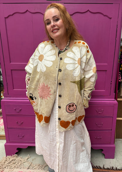 TOUT - Daisy Jacket Velvet Butter Yellow