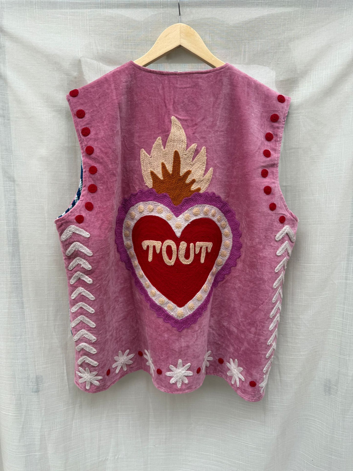 TOUT - Tamar Vest Velvet Pink