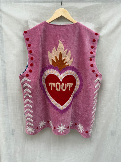 TOUT - Tamar Vest Velvet Pink