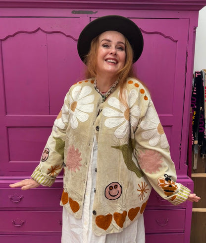 TOUT - Daisy Jacket Velvet Butter Yellow