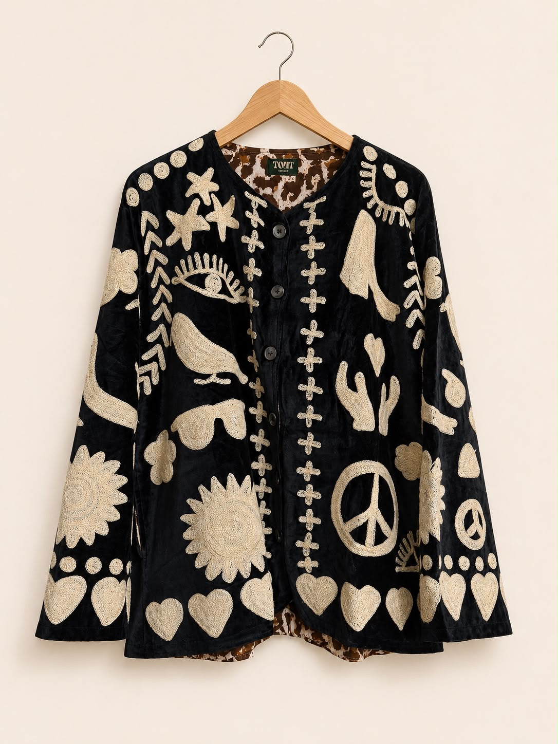 TOUT - Dream Jacket Velvet  Black