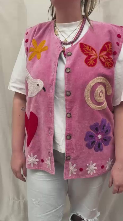 TOUT - Tamar Vest Velvet Pink
